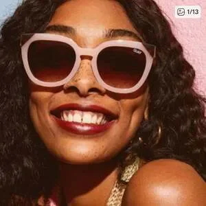 Quay Australia Noosa Pink Brown Cat Eye Fade Sunglasses RARE Amazon.com: Quay Women main image 4